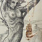 Hamsa LadyFinger Charm Charm Maura Green