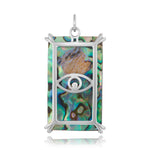 Hamsa Sacred Symbol Tablet Charm Charm Maura Green   