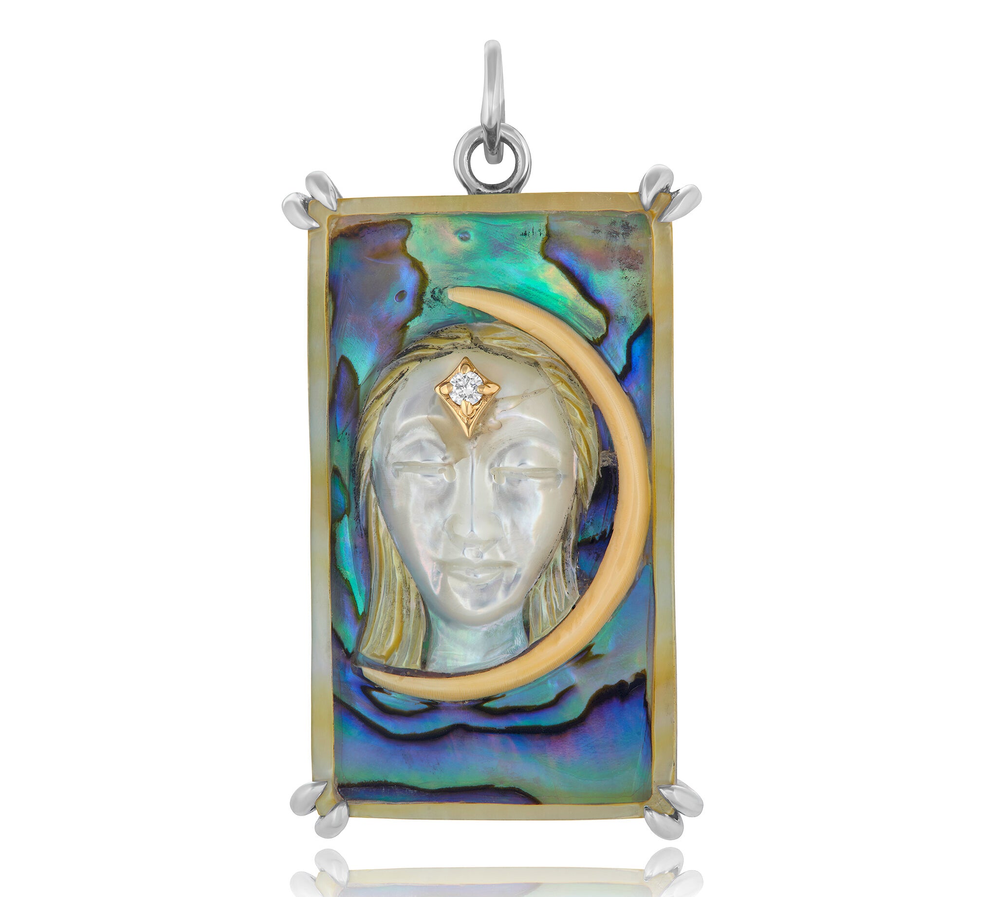 High Priestess Tarot Charm Charm Maura Green   