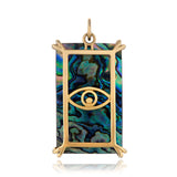 Sun Tarot Card Charm Charm Maura Green   