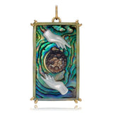 Moon Tarot Card Pendant Pendant Maura Green   