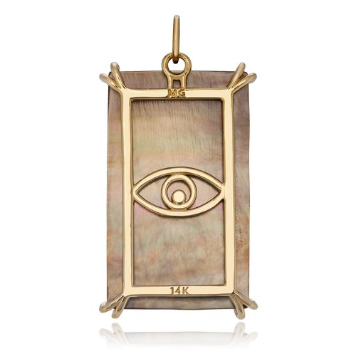 Moon Tarot Card Pendant Pendant Maura Green   