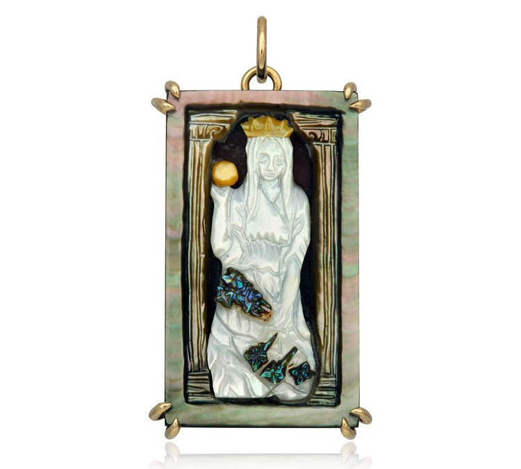 The Empress Tarot Charm, Silver Charm Maura Green