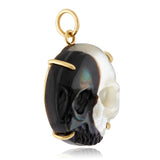 Skull Yin Yang Pendant Pendant Maura Green   