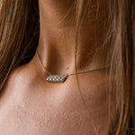 Five-Star Bar Diamond Necklace Necklace The Finest Stack
