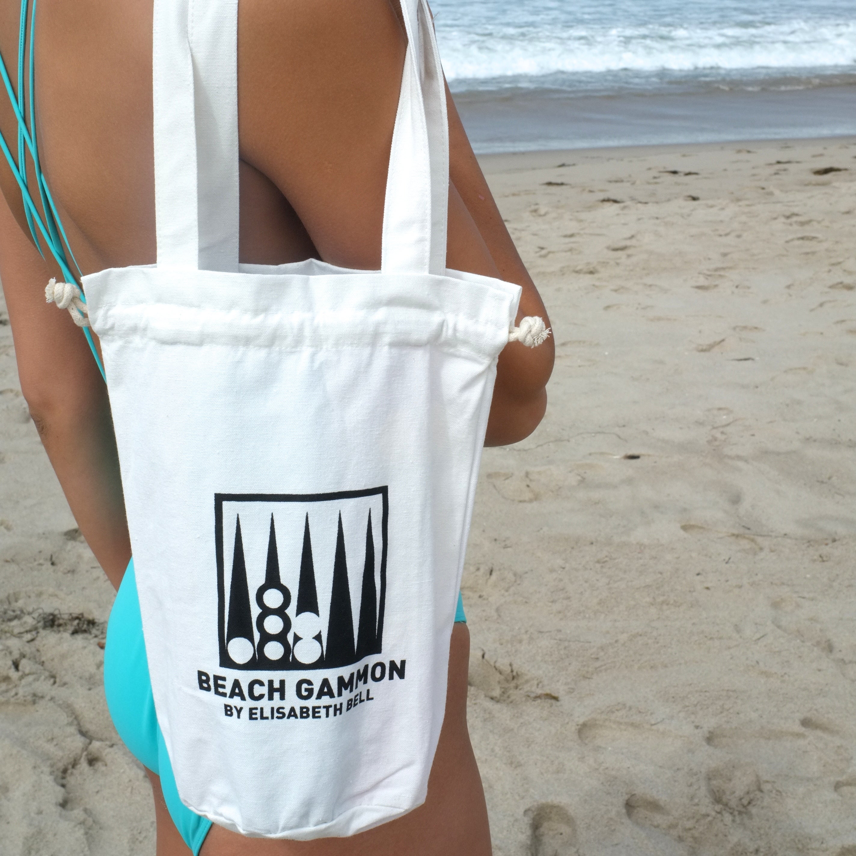 Oahu Backgammon Beach Towel BEACHbyBell