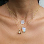 Succulent Charm with Diamonds Charm Elisabeth Bell Jewelry   