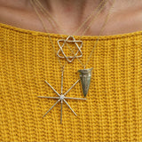Star of David Necklace Pendant Necklace Elisabeth Bell Jewelry