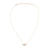 Small Diamond Cloud Necklace Charm Necklace The Finest Stack