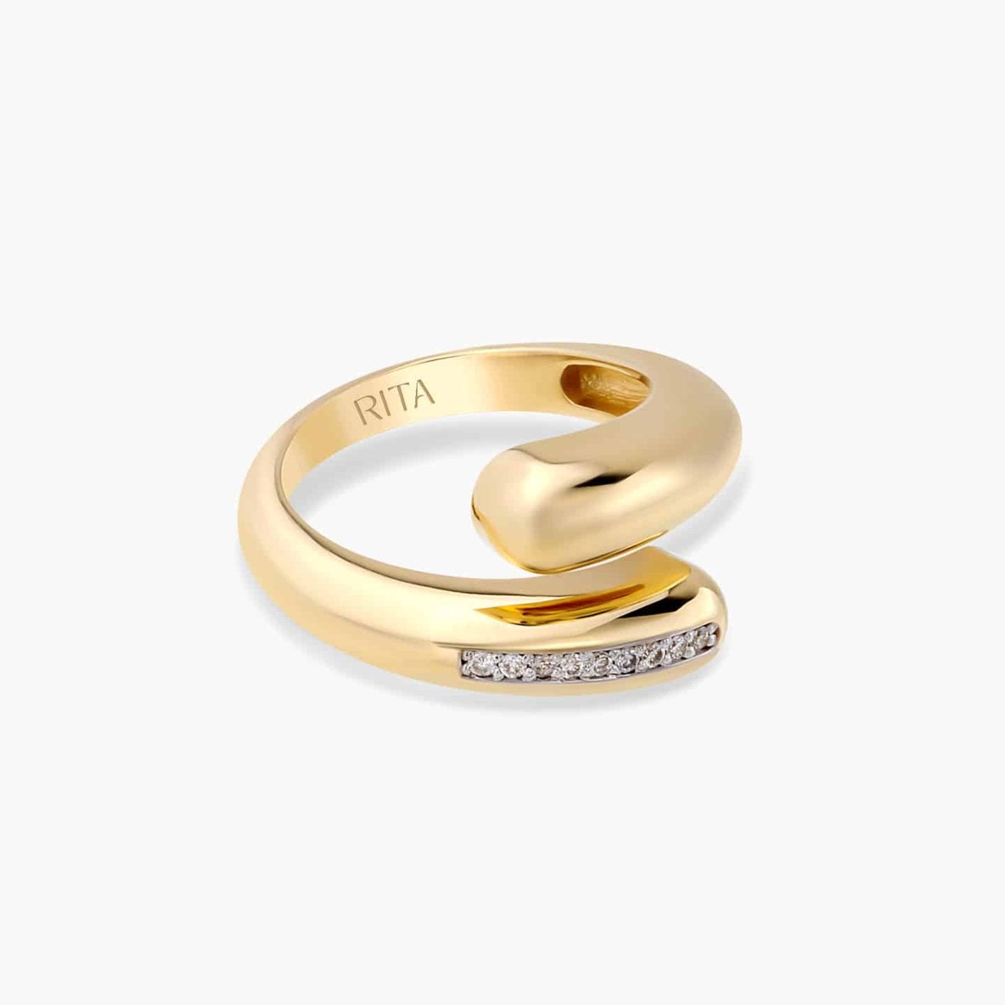 Diamond Wrap Ring Ring RITA Fine Jewelry