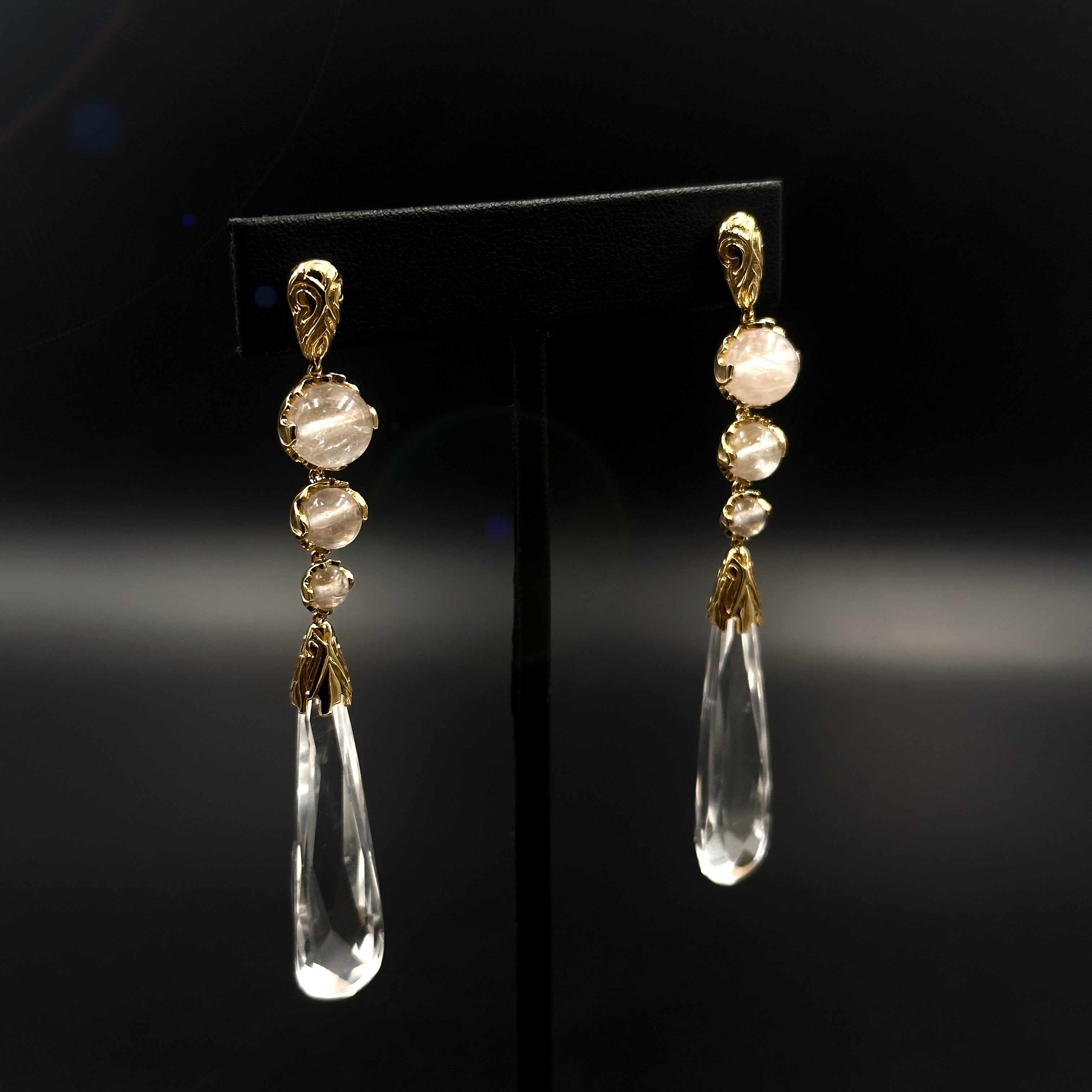 Quartz Dew Drops Drop Earrings MAE + LANG
