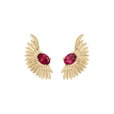 Pink Tourmaline Anka Kanat Earrings