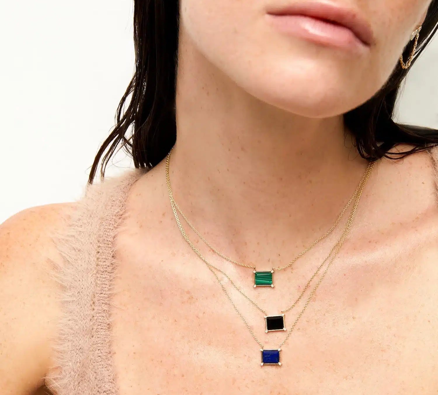 Tiger Eye Solo Necklace Necklace RITA Fine Jewelry