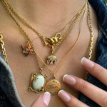 Star of David Diamond "Love" Necklace Pendant Necklace Perez Bitan