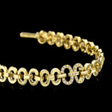 Harmony Iconic Bracelet with Diamond Logo, Yellow Gold Chain Bracelet KIMITAKE