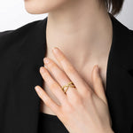 Harmony Infinity Ring with Diamonds Ring KIMITAKE