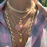 Long Fishbone Necklace Chain Necklace Karma El-Khalil