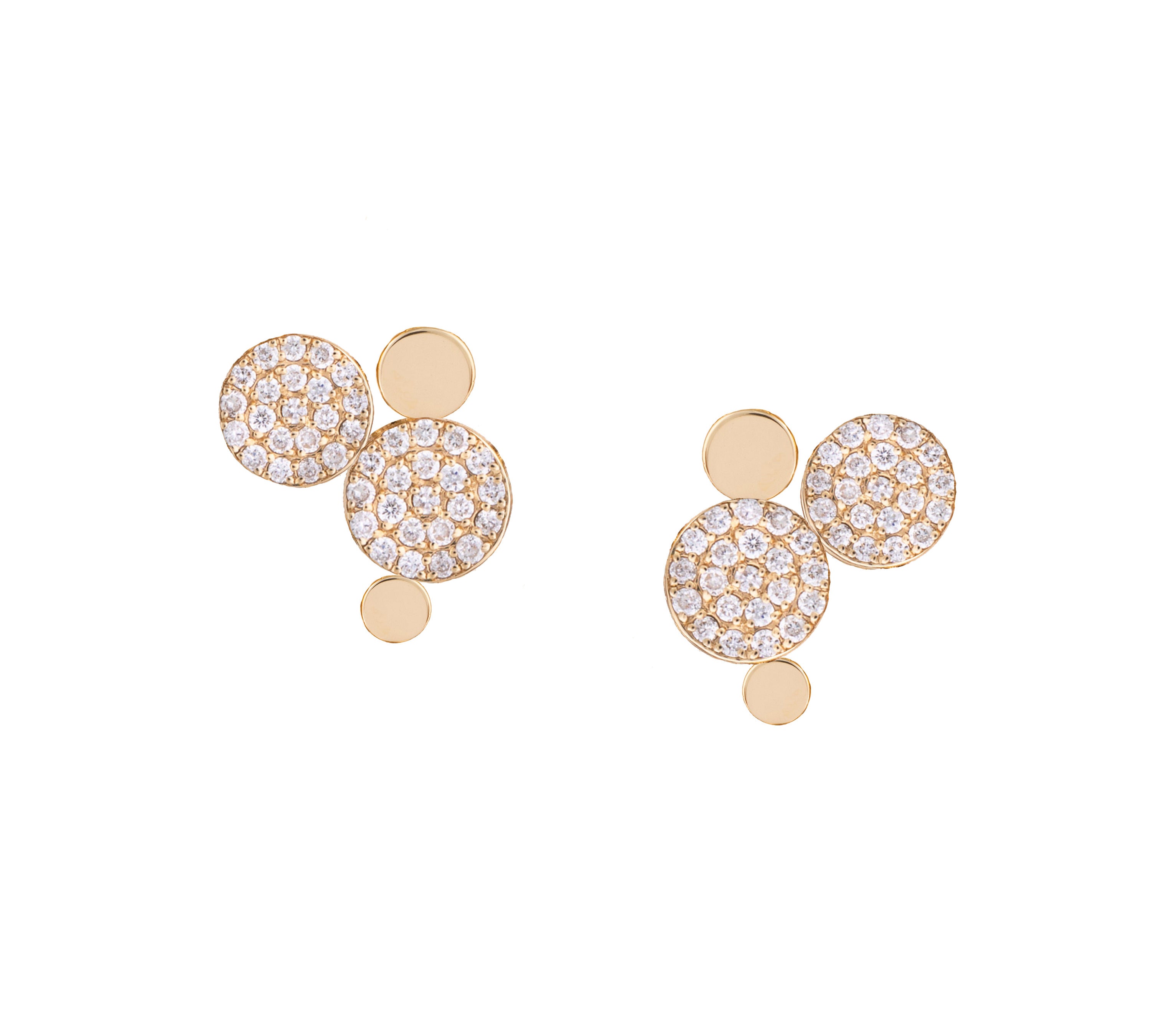 Diamond Bubbles Stud Earrings Stud Earrings Falamank