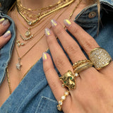 Twist Ring Band Ring Roseark Deux