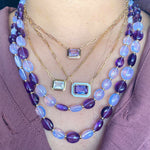 East-West Citrine Enamel Pendant Necklace Pendant Necklace Goshwara