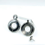 Life Hoops with Diamonds Statement Earrings MAE + LANG