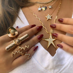 Zigzag Diamond Ring Statement Ring Jagga Jewelry