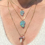 Luminescent Ammonite, Small Charm Maura Green