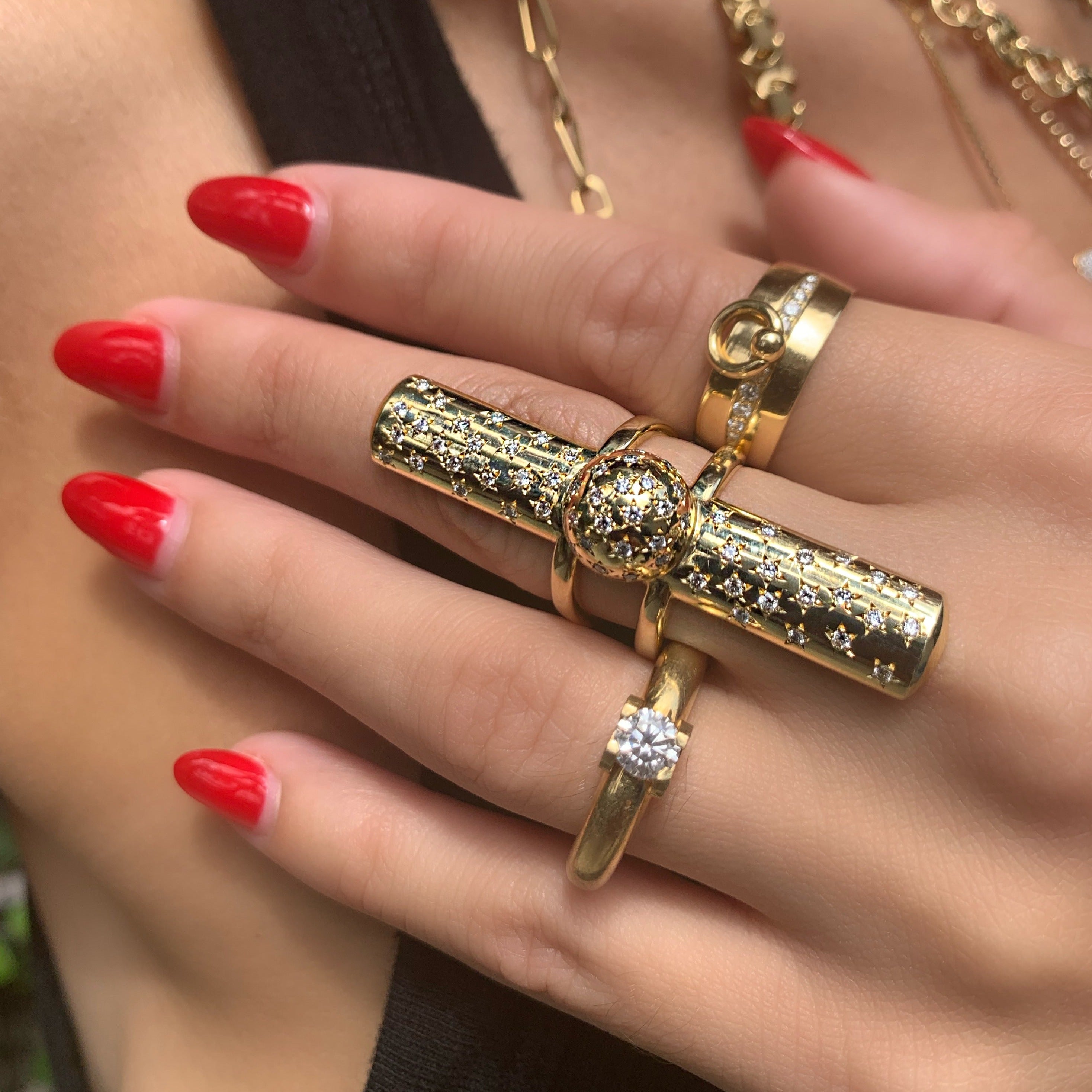 The Apollo Ring Statement Ring Roseark