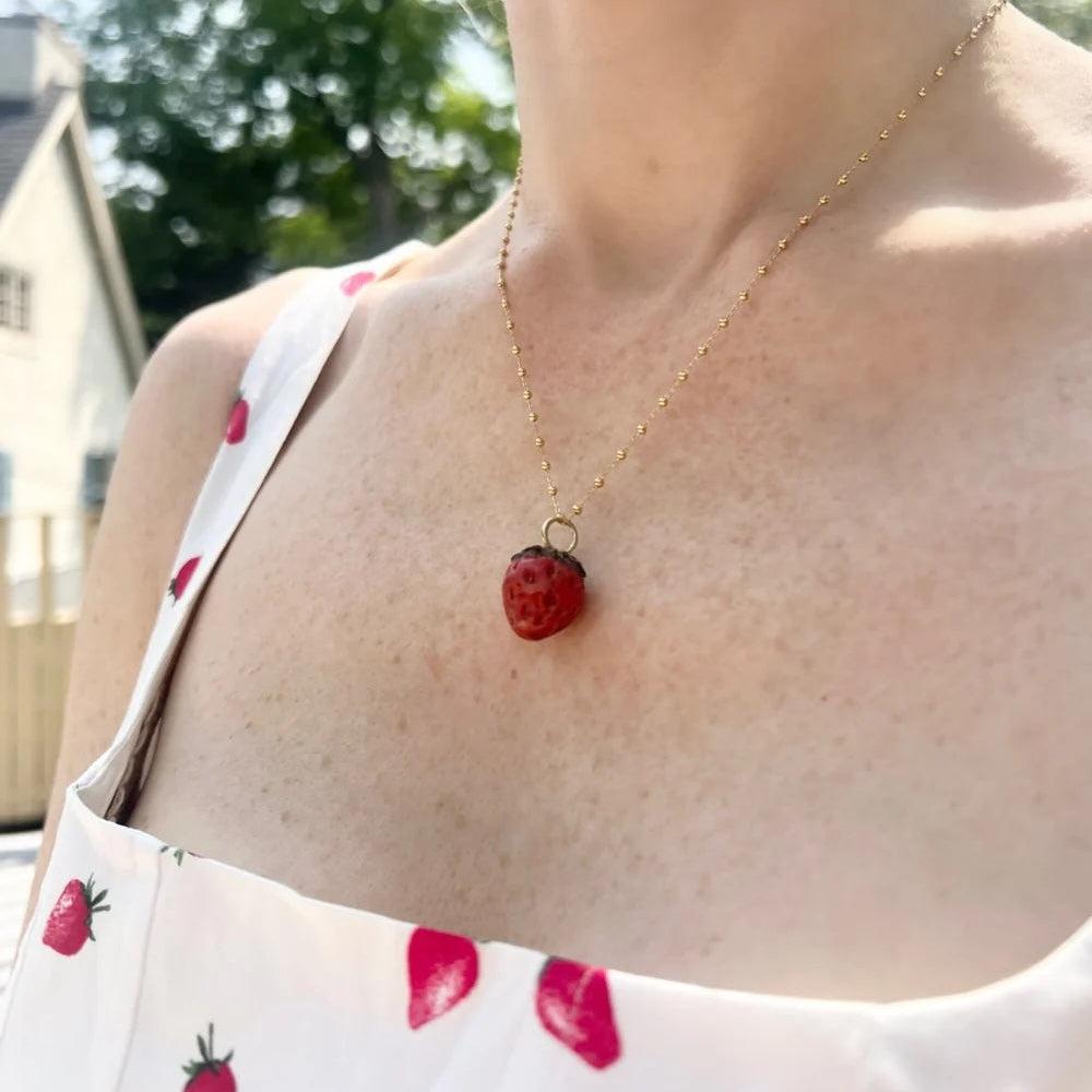 Strawberry Dream Charm Maura Green