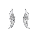 Plume Angel Wing Earrings Studs Roseark Deux