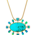 Gem Silica Opal Pendant Necklace Pendant Necklace Guita M