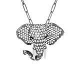 Elephant Pendant - Brooch Pendant Necklace Goshwara