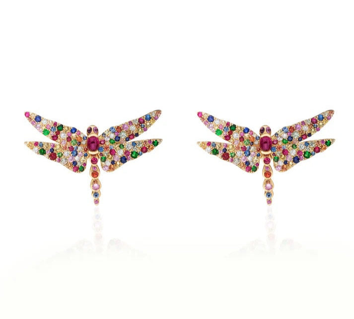 Dragonfly Earrings Stud Earrings Goshwara
