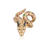 Dragon Coil Ring Statement Ring Goshwara
