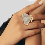 Elephant Ring Statement Ring Goshwara