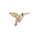 Hummingbird Earring with Diamonds Stud Earrings Roseark Deux