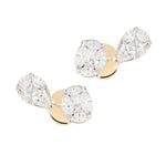 Illusion Duo Stud Earrings Stud Earrings Ritique