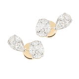 Illusion Duo Stud Earrings Stud Earrings Ritique