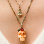 Hamsa LadyFinger Charm Charm Maura Green