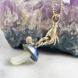 Gyan Mudra Ladyfinger Charm with Diamond Ring Charm Maura Green   