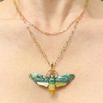 Death Head Hawk Moth Charm Charm Maura Green   