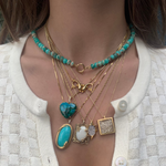 Sleeping Beauty Snake Pendant Pendant Necklace Perez Bitan