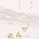 Diamond Benitoite Studs Stud Earrings Elisabeth Bell Jewelry   