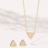 Diamond Benitoite Studs Stud Earrings Elisabeth Bell Jewelry   