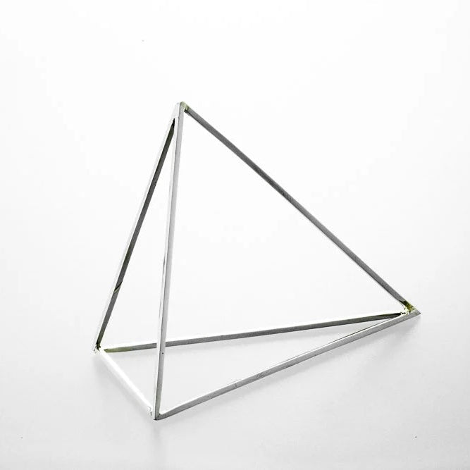 Pyramid Bangle, Silver Bangle Perez Bitan Oblong