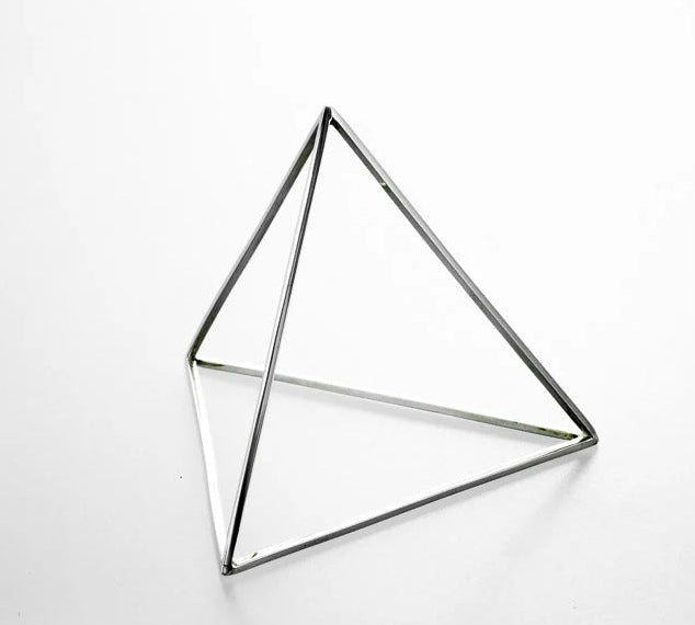 Pyramid Bangle, Silver Bangle Perez Bitan Angular