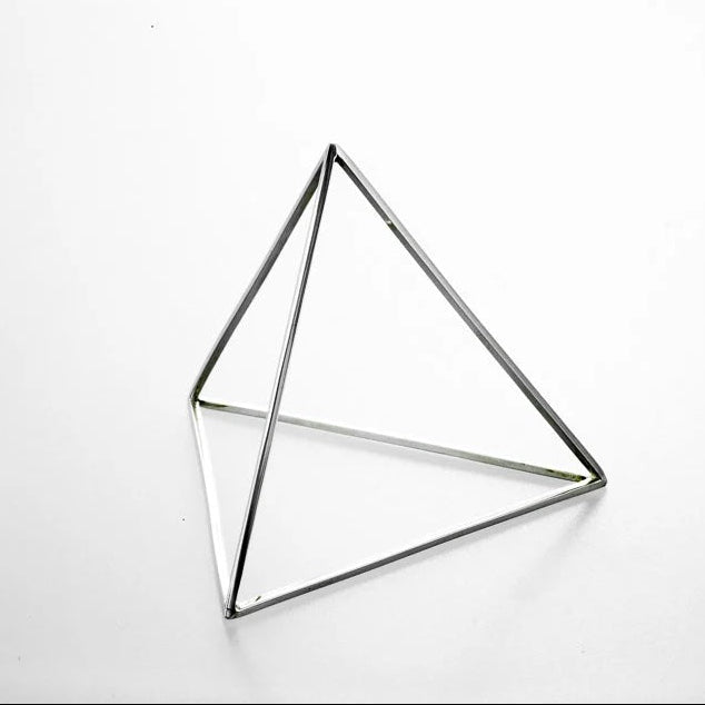 Pyramid Bangle, Silver Bangle Perez Bitan Angular