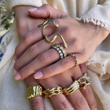 Sapphire Diamond Snake Ring Ring Perez Bitan