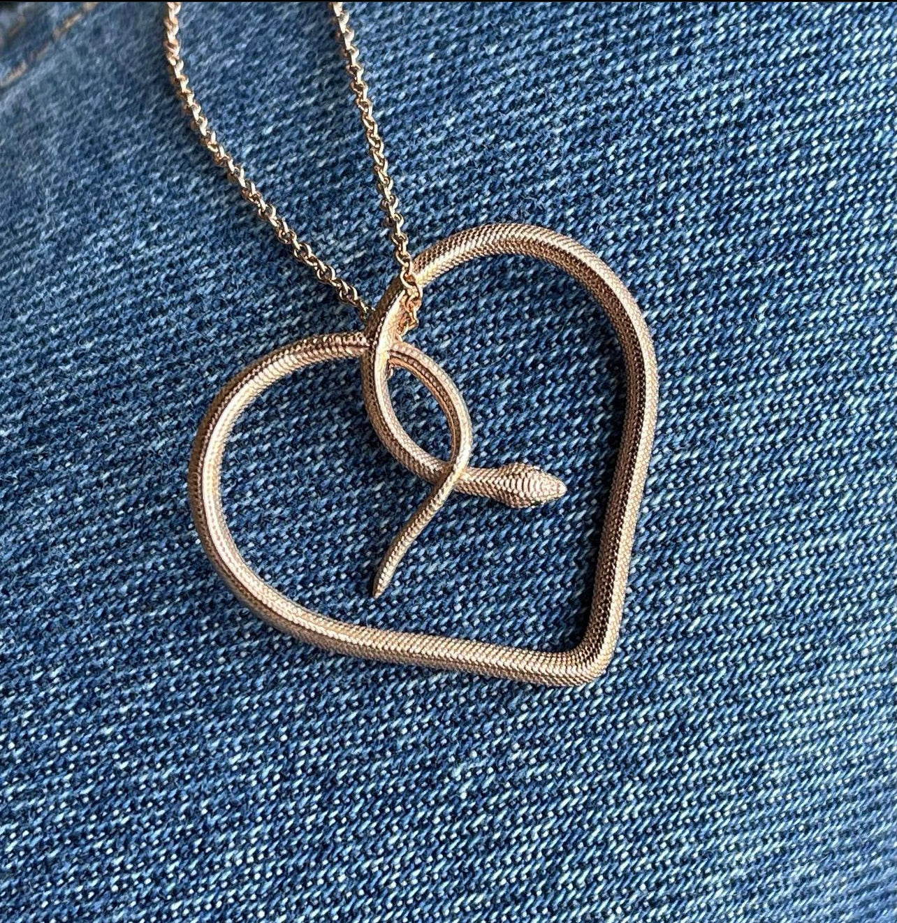 For the Love of Snakes Pendant Necklace Pendant Necklace Perez Bitan