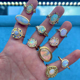 Carnivale Crystal Opal Eclipse Ring Ring Sarah Gardner Fine Jewelry